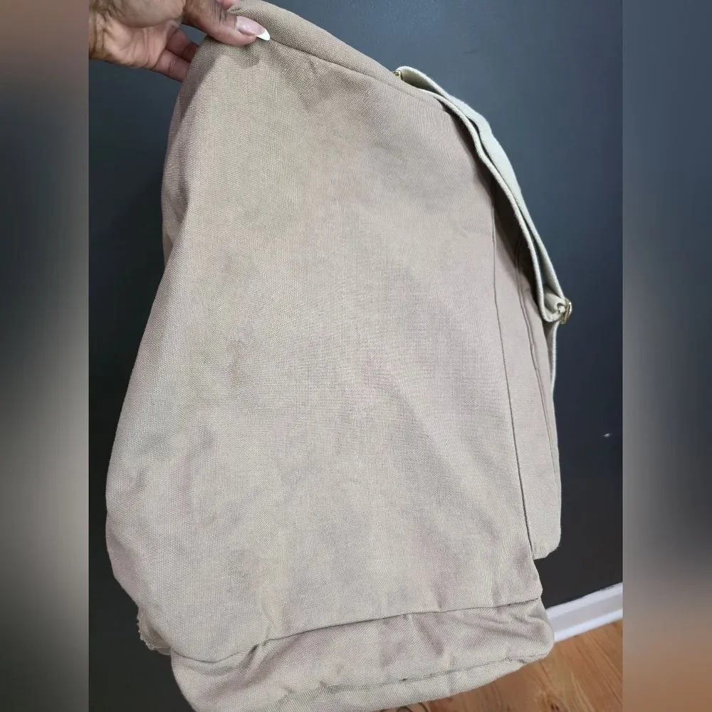 Eddie Bauer Ford Vintage Canvas Travel Duffle Bag